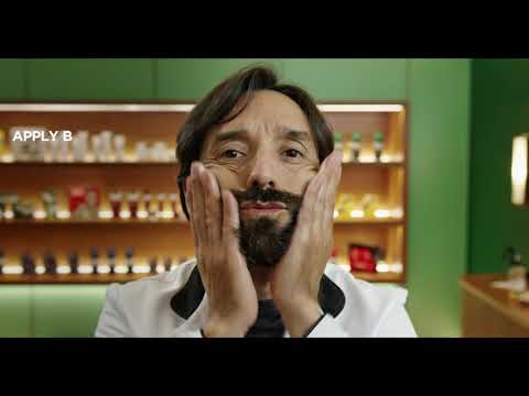 Beard and moustache wash. Barber tips